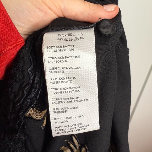 Cleobella Black Embroidered Jumpsuit Boho style lightweight - Small - Picture 8 of 13